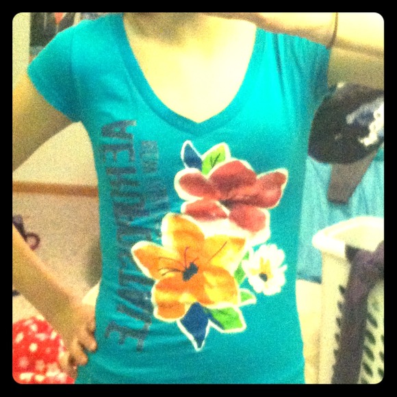 Blue, Aeropostale T-Shirt