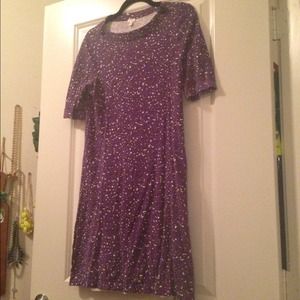 J. Crew floral sweater dress