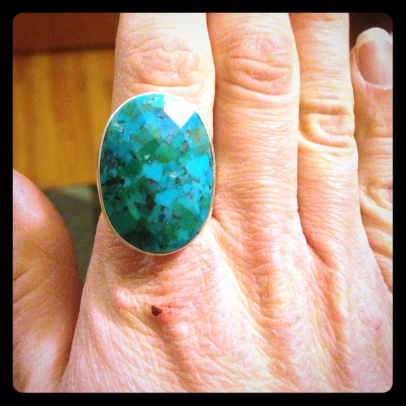 Stella & Dot Odyssey Ring turquoise