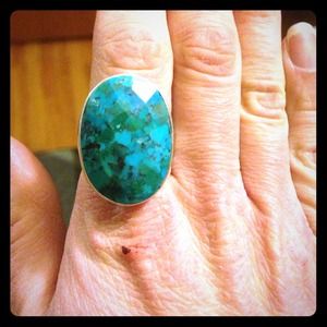 Stella & Dot Odyssey Ring turquoise