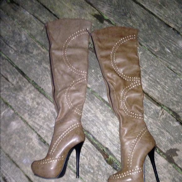 Over the Knee Spiked Boots