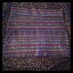 Tribal Print Bodycon Skirt. Worn Once!