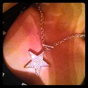 Sparkly star necklace!