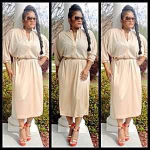 ❌SOLD❌Batwing Day Dress
