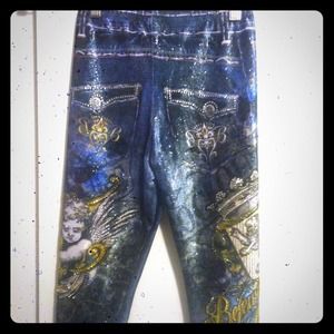 Bejeweled Shiny leggings