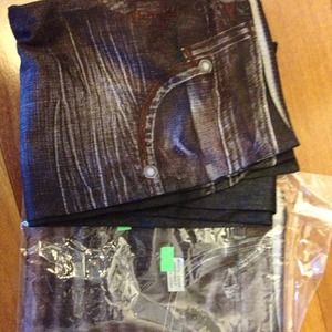Two pairs of jeggings