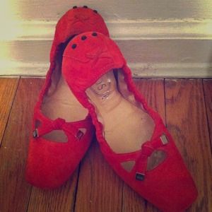 *Tod's* Ballerina Flat-Size 9