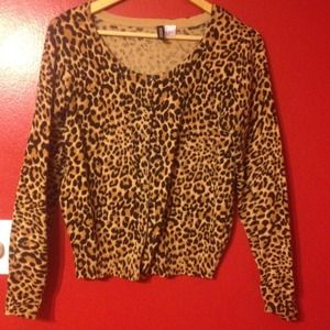 Leopard cardigan