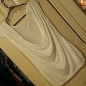 Almost sheer top can go over any tank or shirt