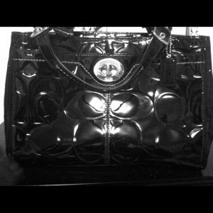 Classic Coach Patent Leather Bag