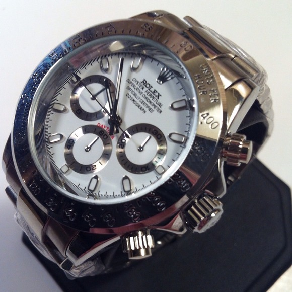 Men's White Oyster Perpetual Cosmograph Daytona.