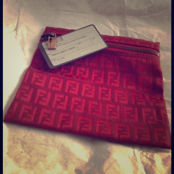 authentic fendi pouch