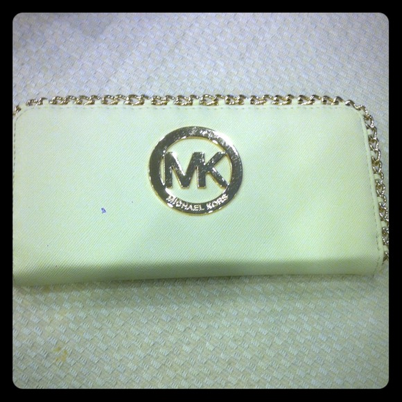 Mk Ansley logo double flapped wallet