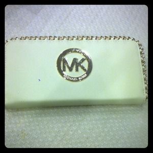Mk Ansley logo double flapped wallet