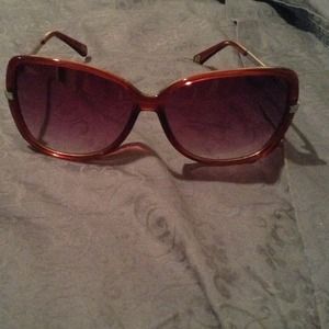 Burgundy and Silver Micheal Kors Sunglasses!!