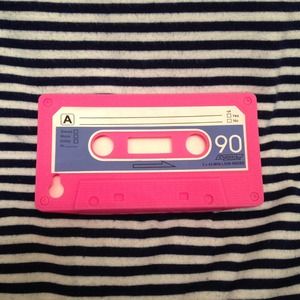 🚫SOLD🚫Hot Pink Cassette Tape Case