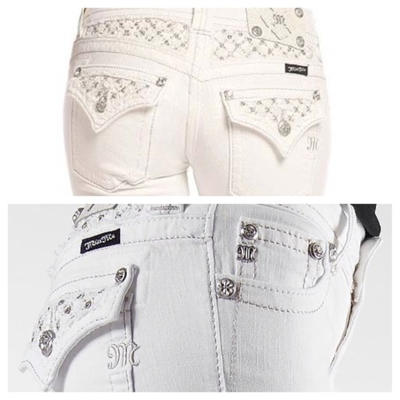 🎀WHITE MISS ME JEANS 26🎀