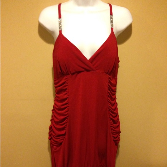 🌀SOLD🌀Red dress stretchy✋Reserved for mon