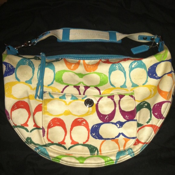 Coach Bags Authentic Multi Color Coach Purse Poshmark
