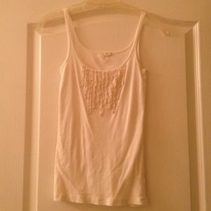 Cream J. Crew Tank
