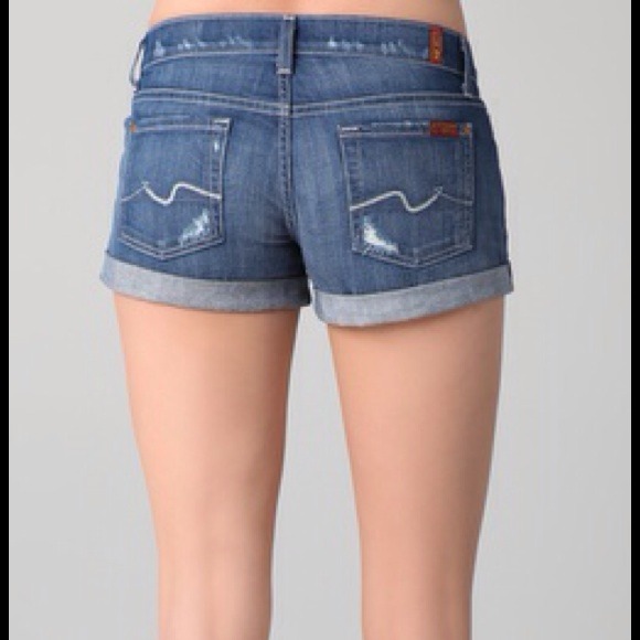 🚫SOLD🚫7 for all mankind rolled cuffed shorts NWT