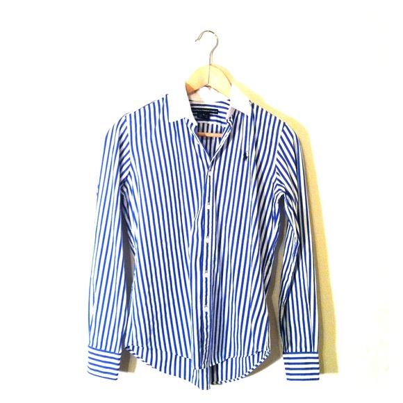 ❗SOLD❗Striped Ralph Lauren Blouse