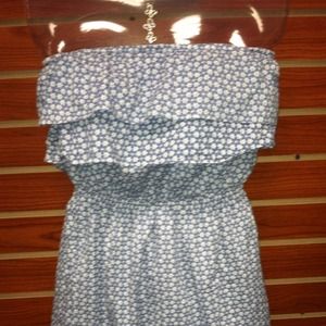 Sleeveless sundress with cute hem line