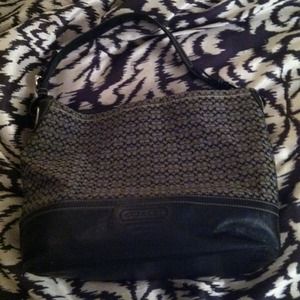 Black authentic Coach bag