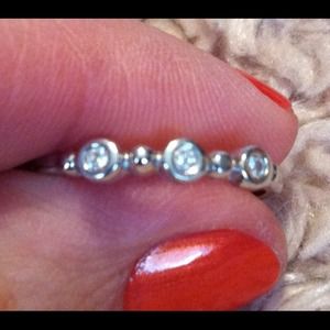 Cz bezel set ring☀SALE☀