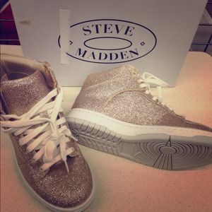 Steve madden glitter sneaker