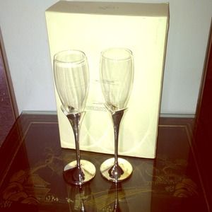 🍷Lenox Wedding Heart Flute Pair🍷