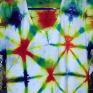 Tye dyed Gap Stretch XL top!!  Xtra cute & colors!