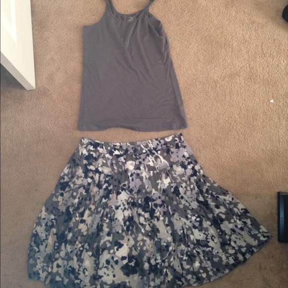 NWOT Old Navy shirt and skirt
