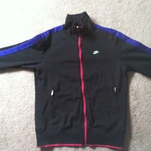 Women's large Nike zip up track jacket