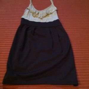 Forever 21 Grey and black dress.