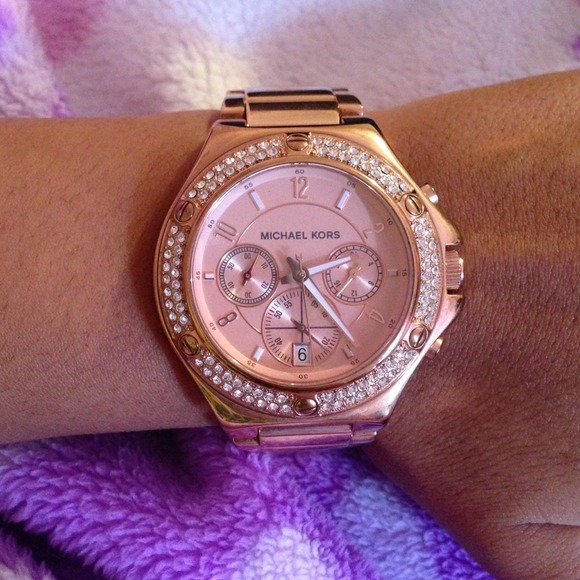 100% authentic Michael Kors 5450 Rose Gold Watch