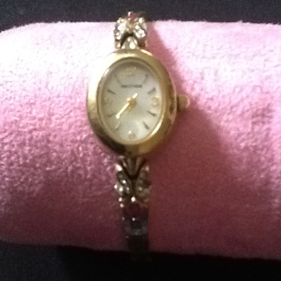 Waltham ruby & diamond watch