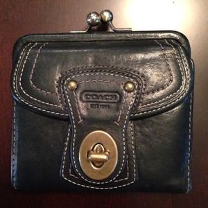 SOLD!!!  Authentic Coach leather wallet