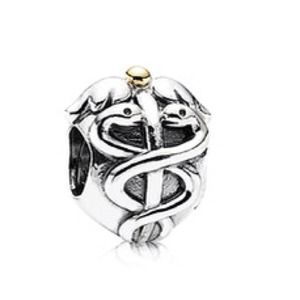 Caduceus/Lifesaver Pandora Charm