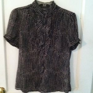 Reduced!!-Sheer specked blouse