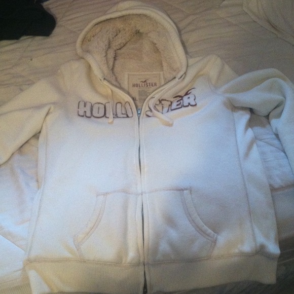 Hollister fur lined hoodie!