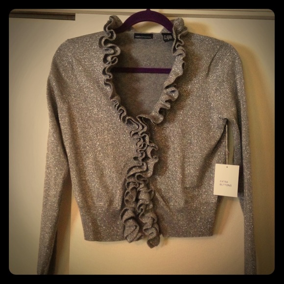 VS Cropped Sparkle Cardigan