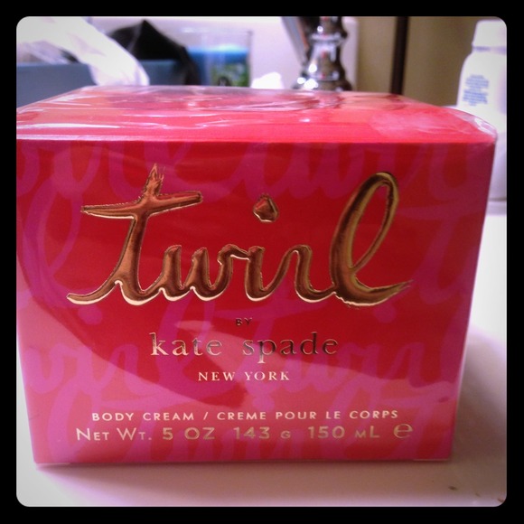 💥SOLD💥Kate Spade "Twirl" body cream
