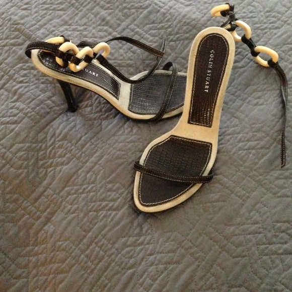 Colin Stuart brown sandals