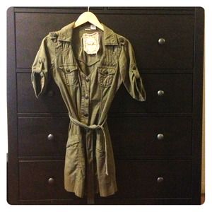 New army-style Guess Jeans dress