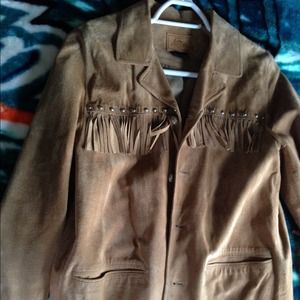 Ralph Lauren Suede fringe jacket