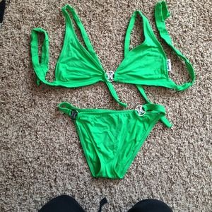 Green Hurley Bathing Suit