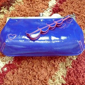** REDUCED  ** Royal blue wristlet