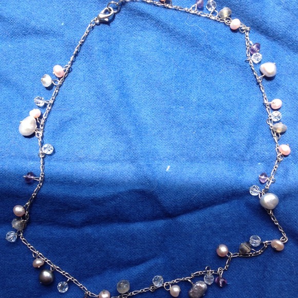 Sterling silver and Fresh Water Pearl Necklace.