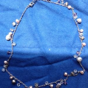 Sterling silver and Fresh Water Pearl Necklace.
